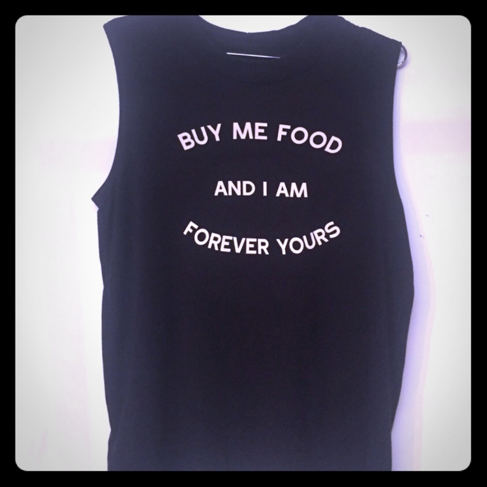 Graphic muscle tee
